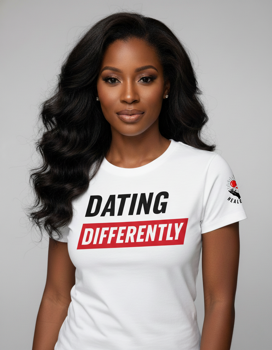 Healed Love Dating Differently T-Shirt thumbnail 5